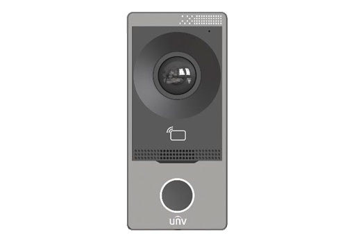 Наружная станция IP домофона UNV OEU-201S-HMK-W (Aluminum; Support Wi-Fi; Card Capacity: 2000; DC 12V/Standard PoE)