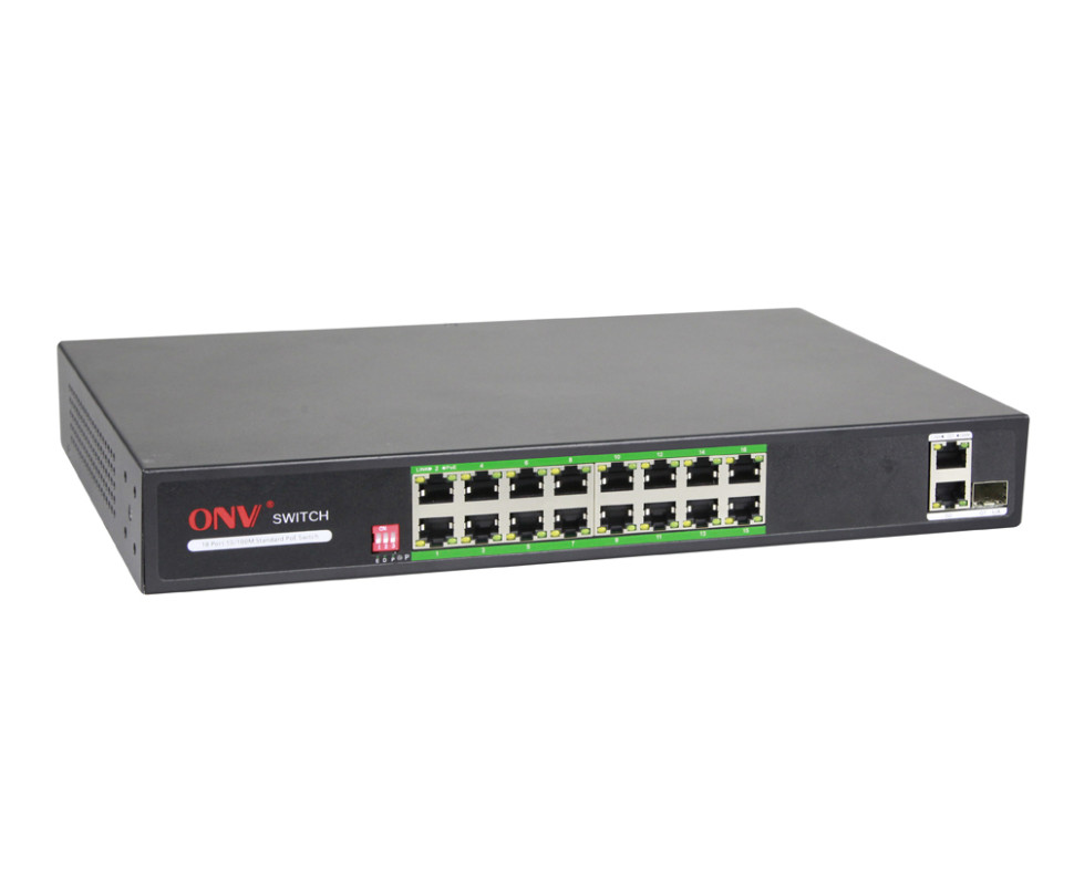 PoE коммутатор на 16 портов + SFP uplink ONV-H1016PLD