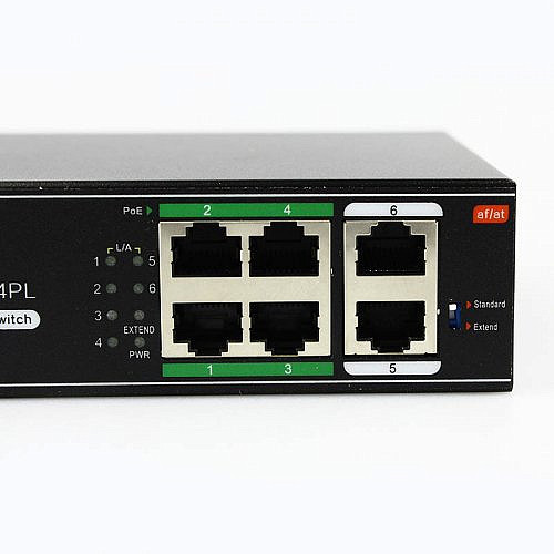 PoE коммутатор на 4 порта ONV-H1064PL